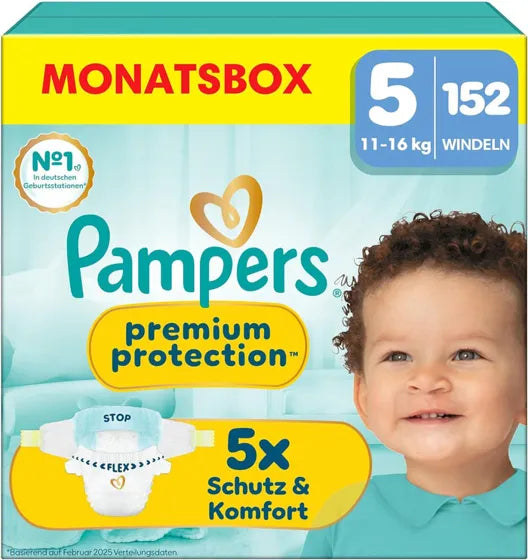 Pampers Premium Protection Größe 5 – 152 Windeln