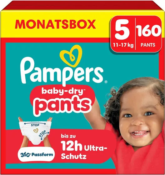 Pampers Baby-Dry Pants Größe 5 – 160 Pants