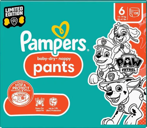 Pampers Baby-Dry Pants Paw Patrol Größe 6 – 138 Pants