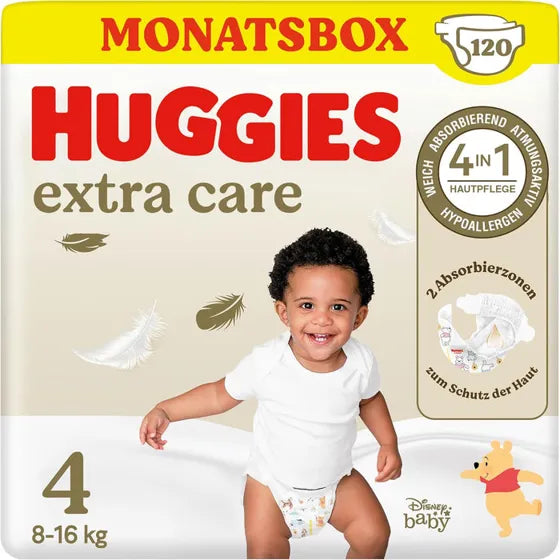 Huggies Extra Care Disney Größe 4 – 120 Windeln