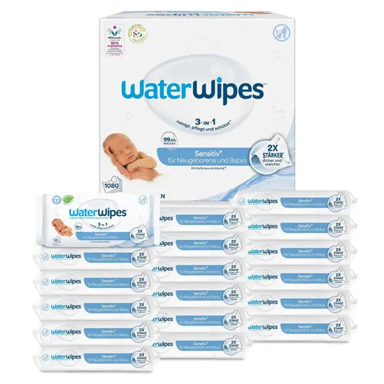 WaterWipes Original Baby Wipes – 1080 Tücher